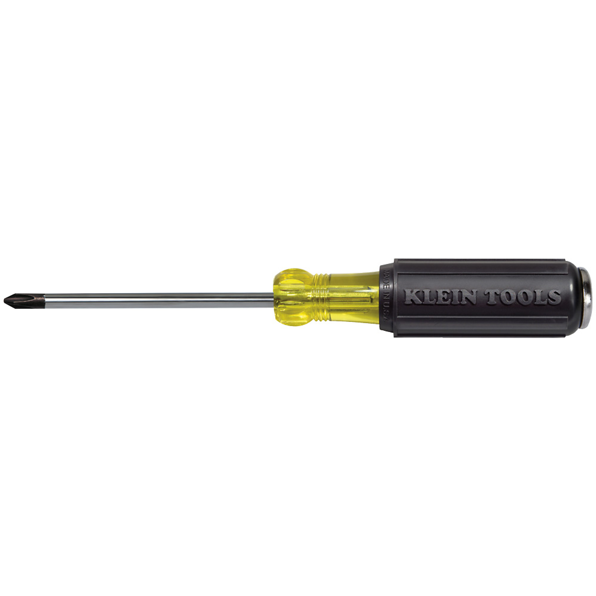 Klein Tools, #2 Phillips Demolition Driver, 4in. Round Shank, Drive Type Phillips, Model# 6034DD